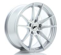 Un cerchio Cerchi JR Wheels JR21 17x8 ET35 5x100 Silver Machined Face