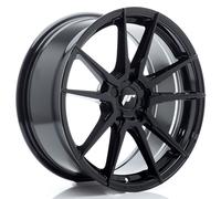 Un cerchio JR Wheels JR21 18x8,5 ET35 5x112 Nero lucido