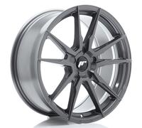 Un cerchio JR Wheels JR21 19x8,5 ET35 5x112 Grigio iper