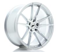 Un cerchio JR Wheels JR21 20x10 ET40 5x120 Argento lavorato Face