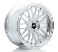 Un cerchio JR Wheels JR23 19x9 ET20-40 5H BLANK Argento iper w/ Labbro lavorato
