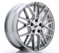 Un cerchio JR Wheels JR28 17x7 ET35 5x100 Silver Machined Face