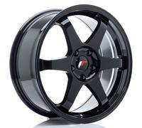 Un cerchio JR Wheels JR3 18x8 ET40 5x100 Nero lucido