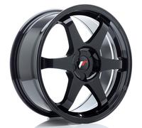 Un cerchio JR Wheels JR3 18x8 ET40 5x114,3 Nero lucido