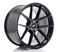 Un cerchio JR Wheels JR30 20x10 ET20-48 5H BLANK Nero lavorato w/ Faccia