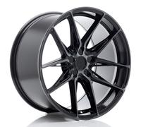 Un cerchio JR Wheels JR44 19x10 ET15-45 5H BLANK Nero lavorato w/ Faccia