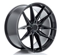 Un cerchio JR Wheels JR44 21x10,5 ET15-40 5H BLANK Nero lavorato w/ Faccia