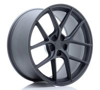 Un cerchio JR Wheels SL01 20x10 ET15-48 5H BLANK Matt Gun Metal