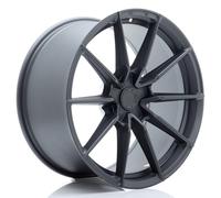 Un cerchio JR Wheels SL02 19x10,5 ET15-57 5H BLANK Matt Gun Metal