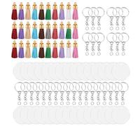 un Cerchio nel Acrilico Blanks Clear Kit 120 Pezzi per V4571