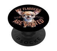 Un chihuahua divertente ha scioccato il cane PopSockets PopGrip Adesivo