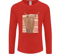 Un Chilled Highland Mucca Uomo Maniche