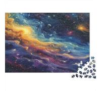 Un cielo pieno di galassie Puzzle Impossible 1000 Pezzi Decorazione Per La Casa. Giochi Rilassamento E Intelligence Per Adulti E Ragazzi Da 14 Anni 1000pcs (75x50cm)
