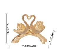 Un Cigno per la Decorazione : Realizzato e Forma Elegante, con Diamanti e Rose, che Nobile Eleganza. per la Casa, la o da , come Regalo per o San Valentino