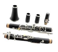 Un Clarinetto Tedesco Sol Chiave 18 Tasti In Rame Bianco Nichelato