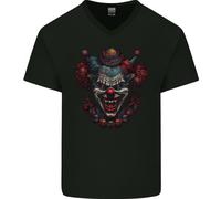 Un Clown Malvagio Halloween Horror Vampiro Uomo V-Neck T-Shirt In Cotone