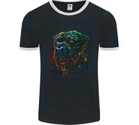 Un Colorato Cane Corso Cane Uomo Ringer Fotl
