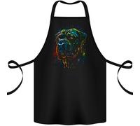 Un Colorato Canna Corso Cane Cotone Grembiule 100% Biologico