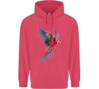 Un Colorato Pappagallo Bambini Felpa con Cappuccio