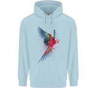 Un Colorato Pappagallo Bambini Felpa con Cappuccio