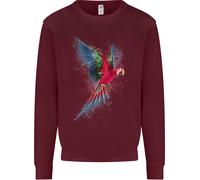 Un Colorato Pappagallo Bambini Felpa Maglioncino