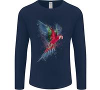 Un Colorato Pappagallo Uomo Maniche