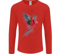 Un Colorato Pappagallo Uomo Maniche