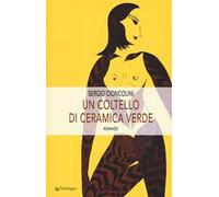 Un coltello di ceramica verde