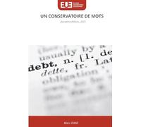 UN CONSERVATOIRE DE MOTS: deuxième édition, 2025