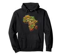 Un continente, continente Africano Felpa con Cappuccio
