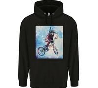 Un Cool BMX Design Bambini Felpa con Cappuccio