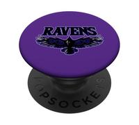 Un corvo mistico mitologia norrena vintage invecchiato PopSockets PopGrip Adesivo