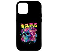 Un Corvo Sinistra Teschio Mattina E Fiore Incubus Vista Halloween Custodia per iPhone 12/12 Pro