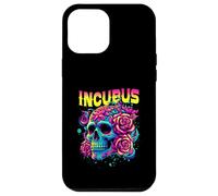 Un Corvo Sinistra Teschio Mattina E Fiore Incubus Vista Halloween Custodia per iPhone 12 Pro Max