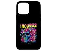Un Corvo Sinistra Teschio Mattina E Fiore Incubus Vista Halloween Custodia per iPhone 13 Pro Max