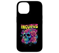 Un Corvo Sinistra Teschio Mattina E Fiore Incubus Vista Halloween Custodia per iPhone 14