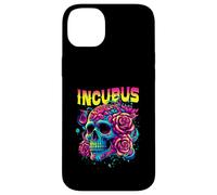 Un Corvo Sinistra Teschio Mattina E Fiore Incubus Vista Halloween Custodia per iPhone 14 Plus