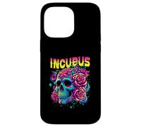 Un Corvo Sinistra Teschio Mattina E Fiore Incubus Vista Halloween Custodia per iPhone 14 Pro Max
