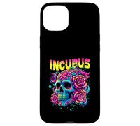 Un Corvo Sinistra Teschio Mattina E Fiore Incubus Vista Halloween Custodia per iPhone 15 Plus