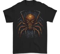Un Demone Ragno Halloween Evil Uomo T-Shirt 100% Cotone