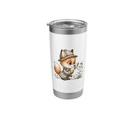 Un Detective Fox Bicchiere termico in acciaio inox doppia parete