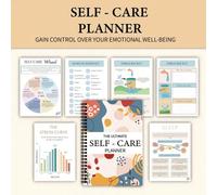 Un diario e quaderno per la cura di sé con riviste di salute e un piano di alimentazione, perfetto per organizzare un piano d'azione - un ottimo regalo per amici e colleghi, forniture scolastiche, rie