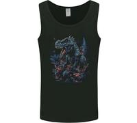 Un Dinosauro IN Un Preistorico Foresta Uomo Canotta Maglia