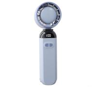 Un dispositivo portatile ricaricabile di dimensioni comode che fornisce una leggera brezza ovunque tu vada (azzurro)
