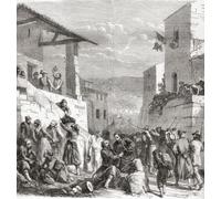 Un distaccamento dell'esercito piemontese-francese arriva a Corsico vicino a Milano durante la seconda guerra d'indipendenza italiana aka guerra franco-austriaca guerra austro-sardo o guerra italiana