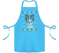 Un Divertente Natale Bullo Cotone Grembiule 100% Biologico