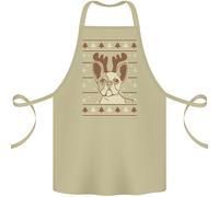 Un Divertente Natale Bullo Cotone Grembiule 100% Biologico