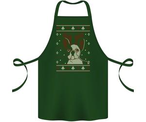 Un Divertente Natale Bullo Cotone Grembiule 100% Biologico