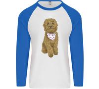 Un Doodle Goldendoodle Cane Uomo L/S Baseball T-Shirt