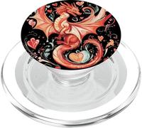 Un drago allegro con un tocco commovente PopSockets PopGrip per MagSafe